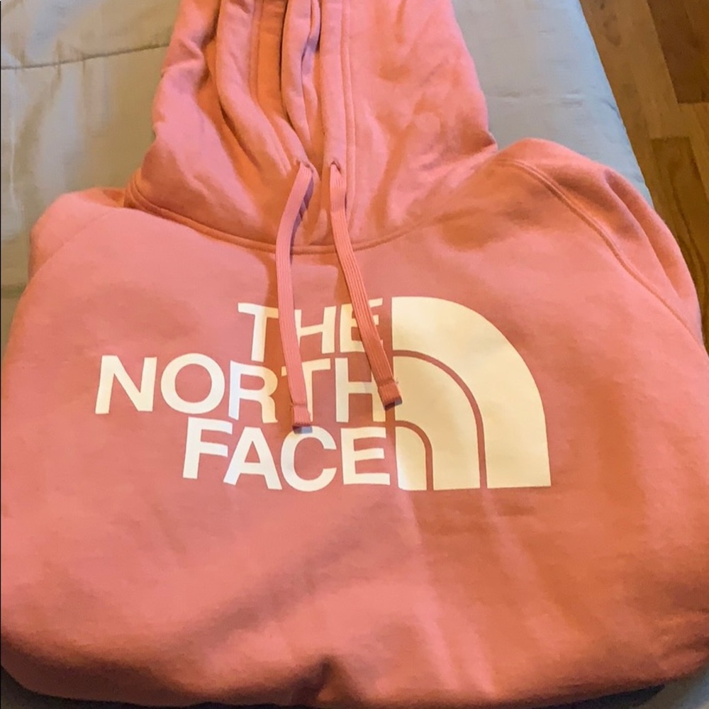 Pink North face Hoodie